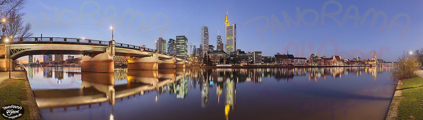Frankfurt - Skyline und Untermainbrcke - p275 - (c) by Oliver Opper