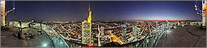 Panorama Bilder Frankfurt am Main - Aussichtsterasse Maintower - Sden - p1011