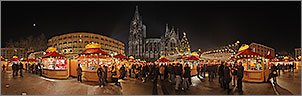 Weihnachtsmarkt vor dem Klner Dom - p012